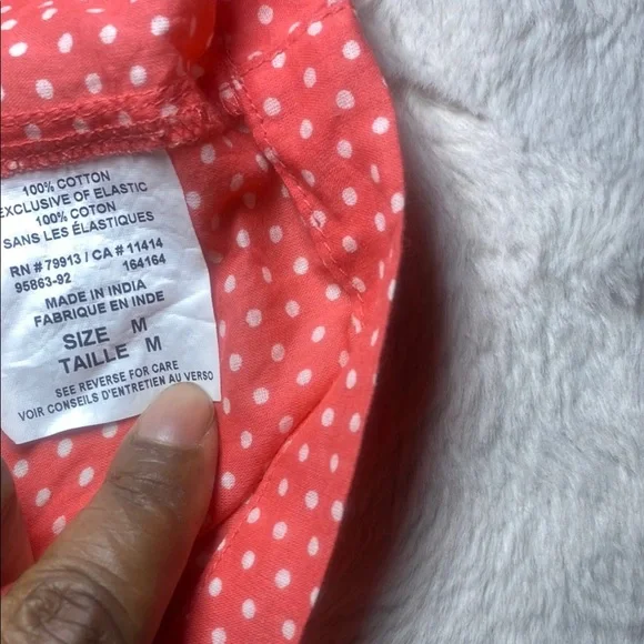 Motherhood Maternity Pink Tie Front Cap Sleeve Blouse - Picture 5 of 6